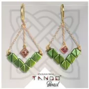 Tango 2-hole 6mm Crystal  x10g