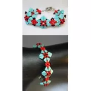 Tango 2-hole 6mm Crystal  x10g