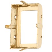 Claw Setting for PureCrystal Cabochon 4527, 18x13 mm - Gold-Plated x1