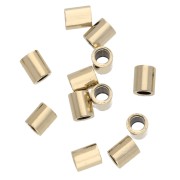 1.6x2 mm Crimp Tubes - Gold Filled (Laminated Gold) x100|raw }}