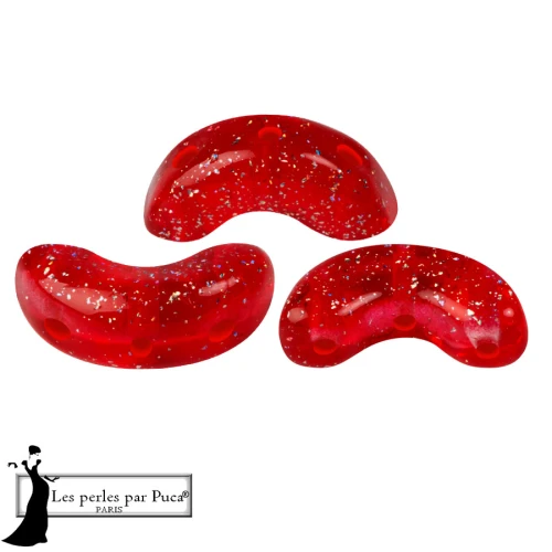 Arcos® by Puca® 5x10 mm - Clear Constellation Red x10g