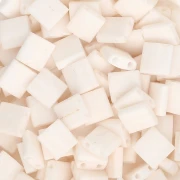 Miyuki Tila Beads 5x5x1.9 mm TL-2021 - Opaque Cream Matte x100g