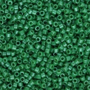Miyuki Delica 11/0 DB0655 - Dyed Opaque Kelly Green, 100 g