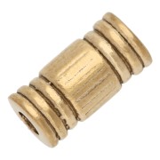 Shaped Tubes 10x5 mm - 304 Stainless Steel, Gold-Plated x4