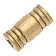 Shaped Tubes 10x5 mm - 304 Stainless Steel, Gold-Plated x4