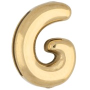 Letter - 14x10 mm Letter Earring Back - G - for 10 mm ribbon - 304 Stainless Steel, Gold-Plated x1 14x10 mm Letter Earring Back - G - for 10 mm ribbon - 304 Stainless Steel, Gold-Plated x1