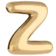 Letter - 14x11.5 mm Letter Earring Back - Z - for 10 mm ribbon - 304 Stainless Steel, Gold-Plated x1 14x11.5 mm Letter Earring Back - Z - for 10 mm ribbon - 304 Stainless Steel, Gold-Plated x1