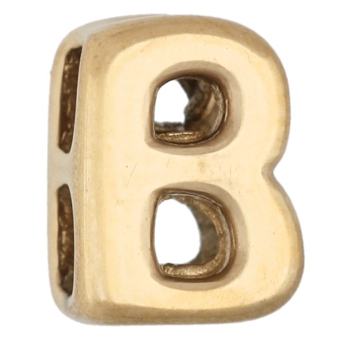 7x5 mm earring back for 1.6 mm cord - B - Gold-plated 304 stainless steel x1