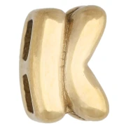 7x5 mm Earring Back for 1.6 mm Cord - K - Gold-Plated 304 Stainless Steel x1