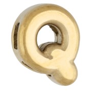 Q - 8x6 mm Earring back for 1.6 mm Cord - Q - 304 Stainless Steel, Gold-Plated x1 8x6 mm Earring back for 1.6 mm Cord - Q - 304 Stainless Steel, Gold-Plated x1