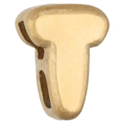 7x5 mm Earring back for 1.6 mm Cord - T - 304 Stainless Steel, Gold-Plated x1