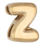 7x5 mm Earring back for 1.6 mm Cord - Z - 304 Stainless Steel, Gold-Plated x1