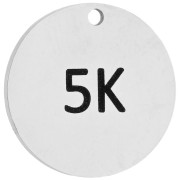 14 mm Round Charm Engraved with