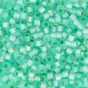 Miyuki Delica 11/0 DB0626 - Dyed Lt Aqua Green Silver Lined Alabaster x8g