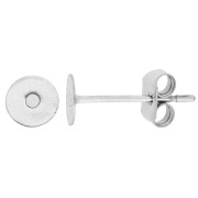 5 mm Disc Earrings - 303L Stainless Steel (2-pack)