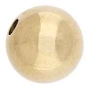 14 mm Round Bead - Gold-Plated 303 Stainless Steel x1