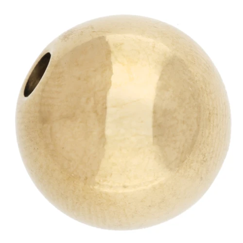 14 mm Round Bead - Gold-Plated 303 Stainless Steel x1