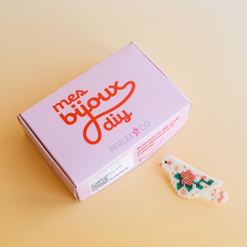 My DIY Jewelry - Brick Stitch Bird Brooch Kit with Miyuki Beads