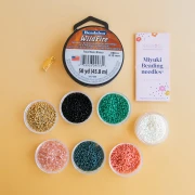 My DIY Jewelry - Brick Stitch Bird Brooch Kit with Miyuki Beads
