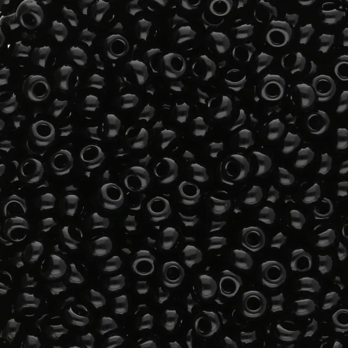 Preciosa 9/0 2.5 mm Seed Beads - Jet x250g