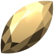 Swarovski 4210 navette, 10x5 mm - Crystal Aurum x1