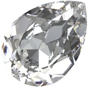 Crystal - Swarovski Cabochon 4320 6x4 mm - Crystal x1 Swarovski Cabochon 4320 6x4 mm - Crystal x1