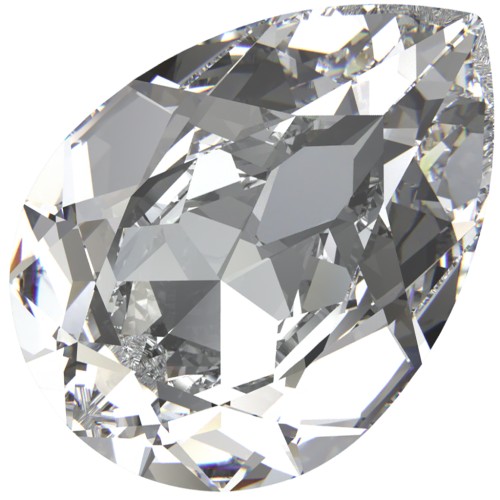 Swarovski Cabochon 4320 6x4 mm - Crystal x1