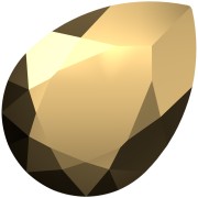 Crystal - Swarovski Cabochon 4320 6x4 mm - Crystal Aurum x1 Swarovski Cabochon 4320 6x4 mm - Crystal Aurum x1