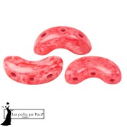 Opaque White - Arcos® Glass Beads by Puca® 5x10 mm - Mishmash Dark Peach x10g Arcos® Glass Beads by Puca® 5x10 mm - Mishmash Dark Peach x10g