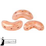 Arcos® Glass Beads by Puca® 5x10 mm - Mishmash Peach x10g