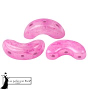 Opaque White - Arcos® Glass Beads by Puca® 5x10 mm - Pink Mishmash x10g Arcos® Glass Beads by Puca® 5x10 mm - Pink Mishmash x10g