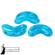 Arcos® Glass Beads by Puca® 5x10 mm - Mishmash Turquoise x10g