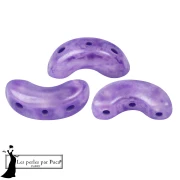 Arcos® Glass Beads by Puca® 5x10 mm - Mishmash Purple x10g