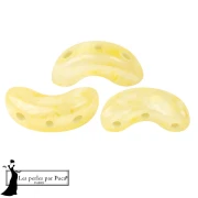 Arcos® Glass Beads by Puca® 5x10 mm - Mishmash Yellow x10g