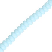 Light blue - Rondelle beads - 6x3 mm Glass Heishi Beads - Light Blue x 38 cm Rondelle beads - 6x3 mm Glass Heishi Beads - Light Blue x 38 cm
