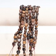 8–10 mm gemstone nugget beads - Tiger's Eye x 39 cm