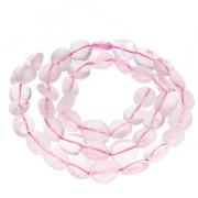 8–11 mm gemstone nugget beads—Rose Quartz x40 cm