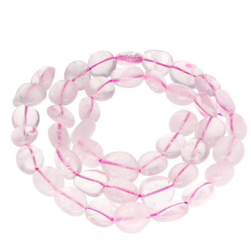 8–11 mm gemstone nugget beads—Rose Quartz x40 cm
