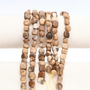 9–11 mm gemstone nugget beads – Landscape Jasper x39 cm