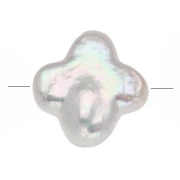 10 mm Irregular-Shaped Freshwater Bead - White x1