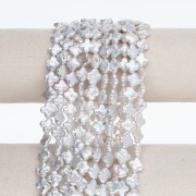 10 mm Irregular-Shaped Freshwater Bead - White x1