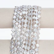 10 mm Irregular-Shaped Freshwater Bead - White x1