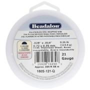 0.72 mm Half-Round Wire - 316L Stainless Steel x68m|raw }}