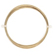 0.2 mm Round Brass Wire - Tarnish-Resistant x25m|raw }}