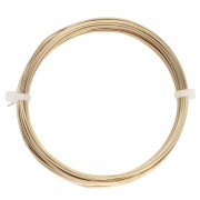 0.8 mm Round Brass Wire - Tarnish-Resistant x25m
