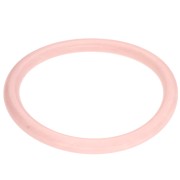 65 mm thin bangle bracelet made of translucent resin - Light pink marbled x1