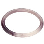 Vieux mauve - 65 mm thin bangle made of translucent resin - Marbled antique mauve x1 65 mm thin bangle made of translucent resin - Marbled antique mauve x1