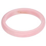 Light pink - 64 mm bangle bracelet made of translucent resin - Light pink marbled x1 64 mm bangle bracelet made of translucent resin - Light pink marbled x1