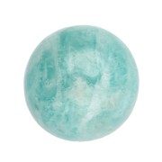 5 mm round gemstone cabochon - Amazonite x1