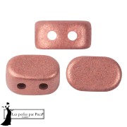 Lipsi® Glass Beads by Puca® 4x6 mm - Light Rose Bronze x10g